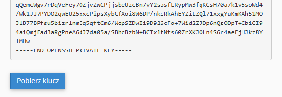 klucz open ssh