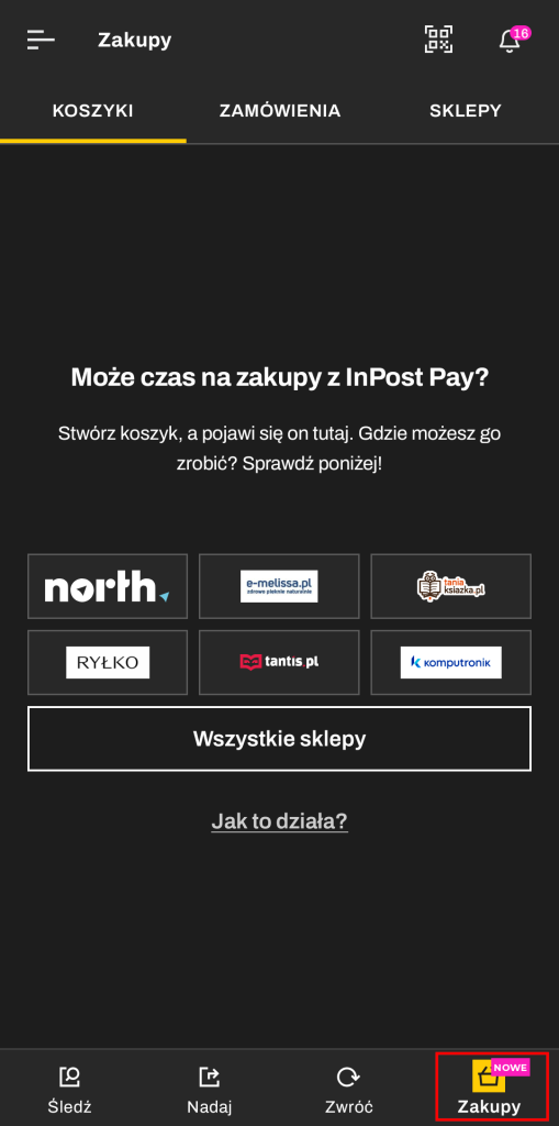 inpostpay koszyki zakupy